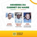 MUNICIPALITÉ DE GLAZOUÉ : Les membres du cabinet du Maire Dieudonné AGBAKA connus